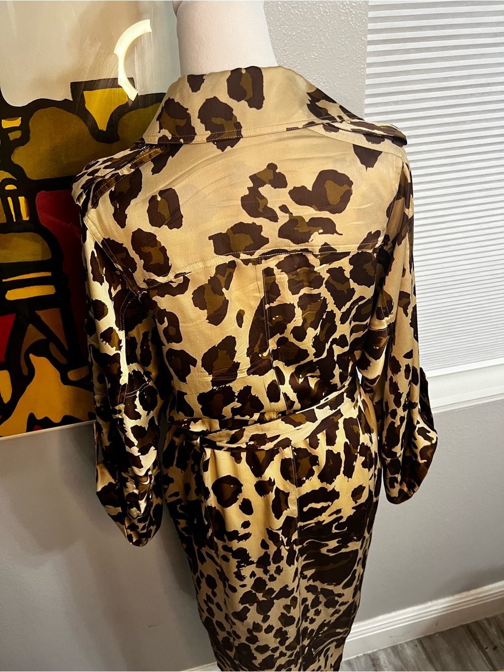 Diane Von Furstenberg DVF Silk 6
Medium Button Down Dress With Belt - Picture 12 of 14